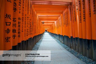 Torii gates of Fushimi Inari shrine, Kyoto